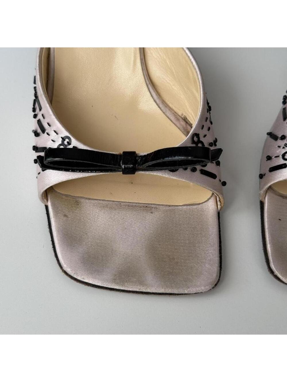 Prada satin beaded bow mules - Picture 8 of 8